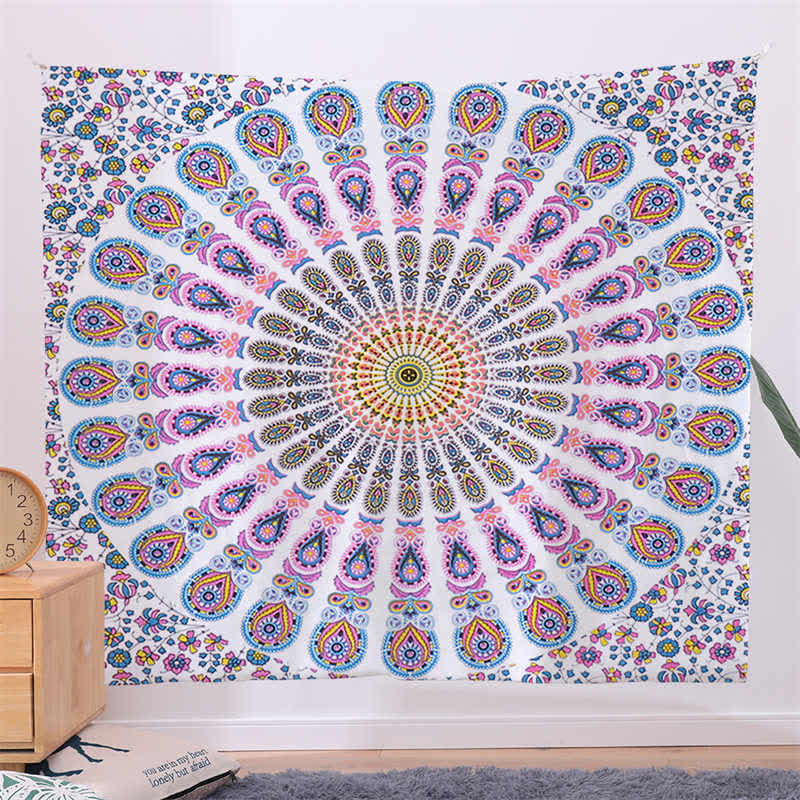 Mandala Tapestry Rose Gold 150x230cm for Creativity & Focus