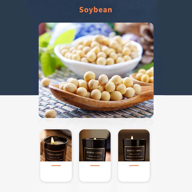 Meditation Scented Soy Wax Candle Blue Bell Pear Freesia