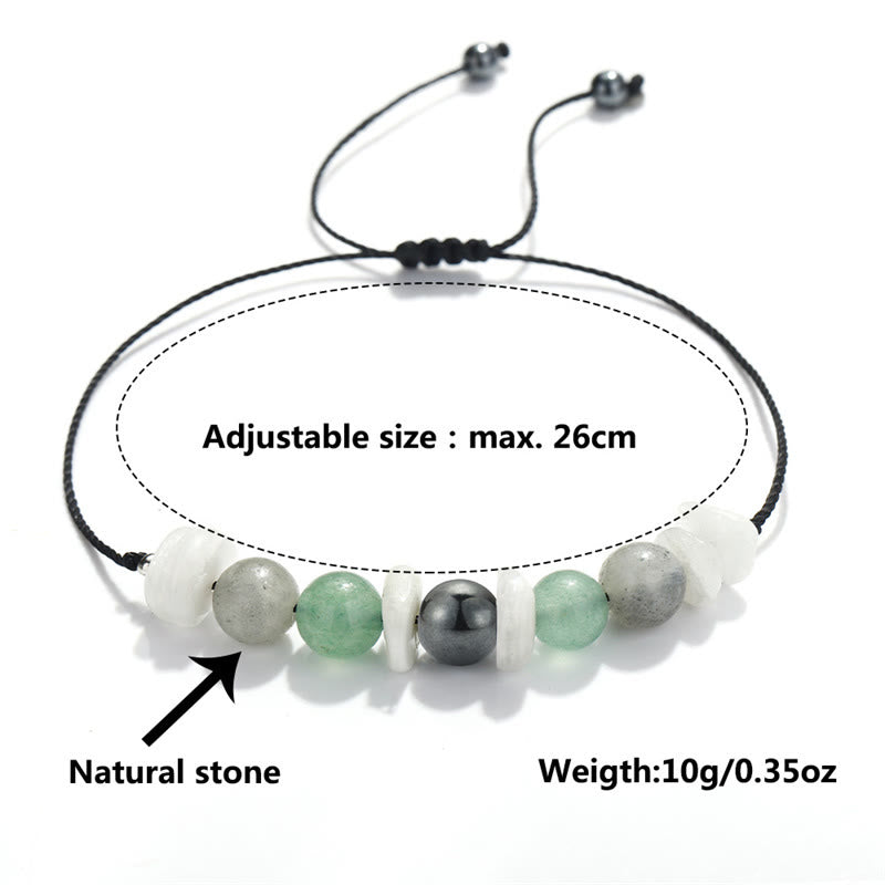 Menopause Labradorite Healing Bracelet with Moonstone & Aventurine