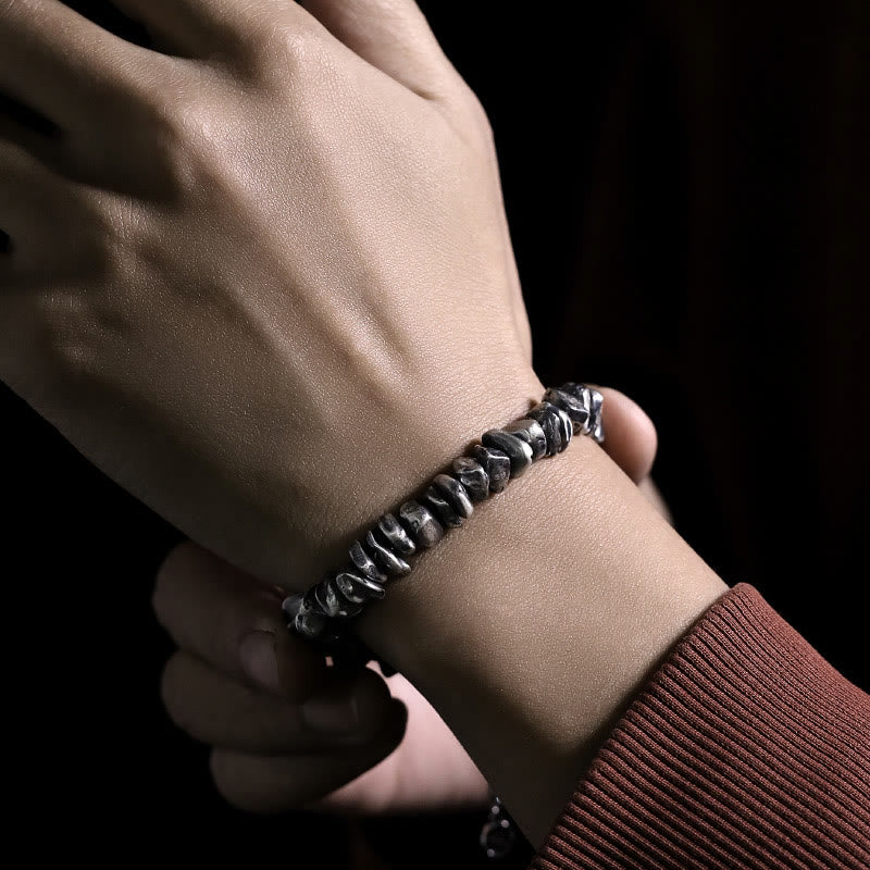 Men's Sterling Silver Protection Bracelet