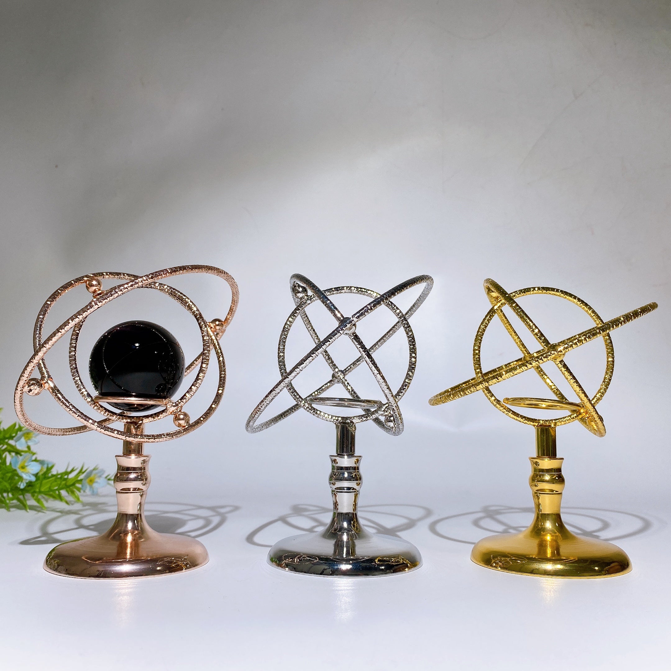 Metal Crystal Display Stand for 40-60mm Spheres