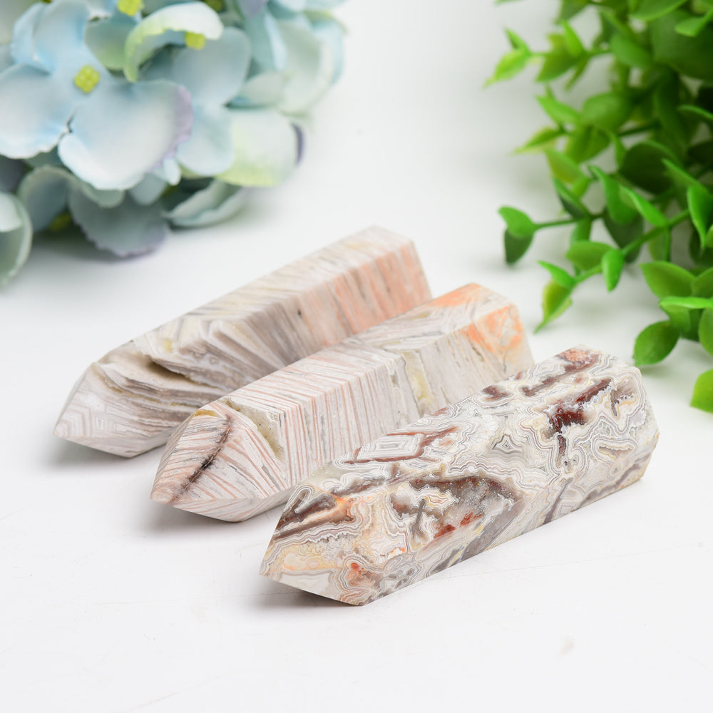 Mexican Onyx Crystal Points 2.5-4.0 Inch Healing