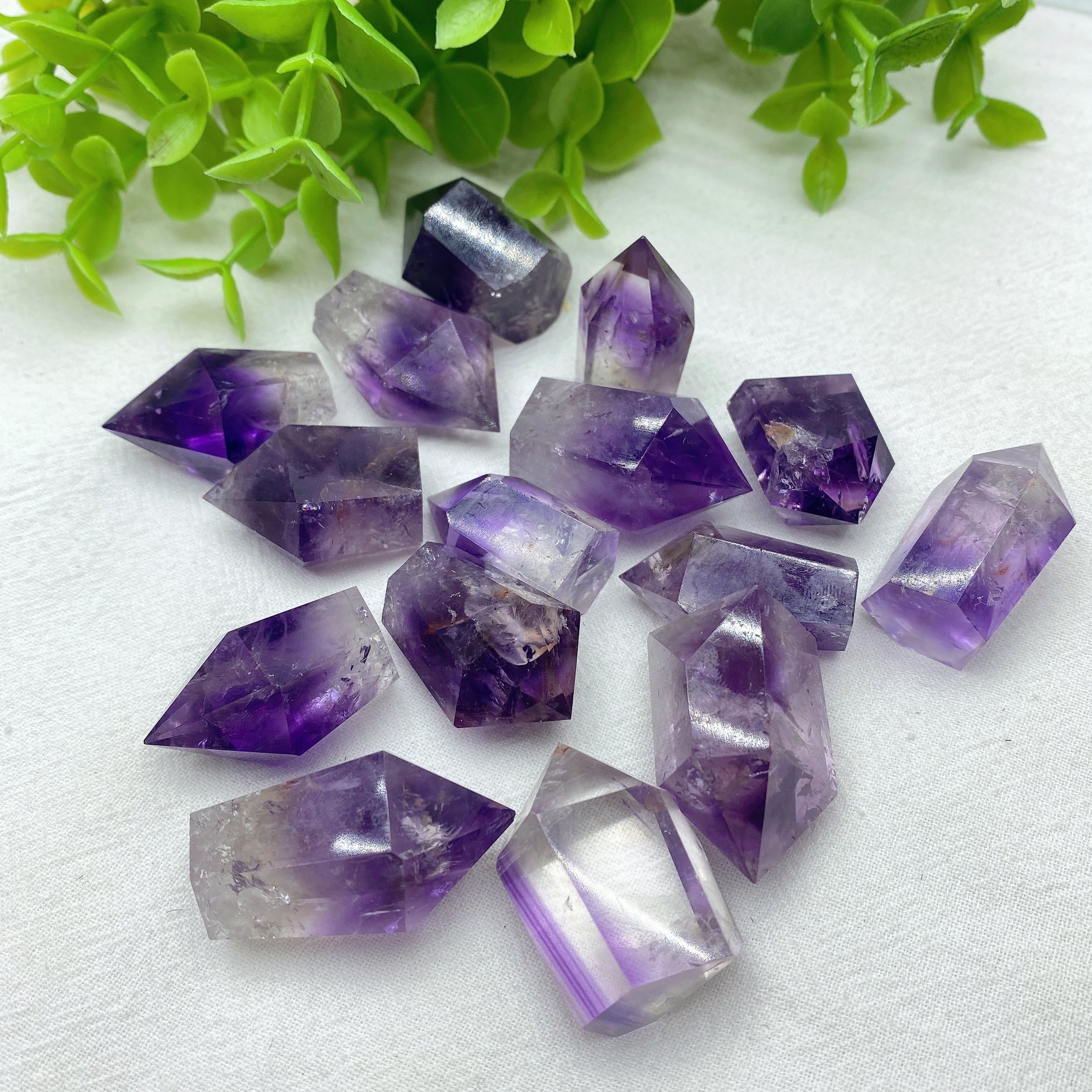 Mini Amethyst Crystal Points 0.8-1.5 Inch Healing Prisms