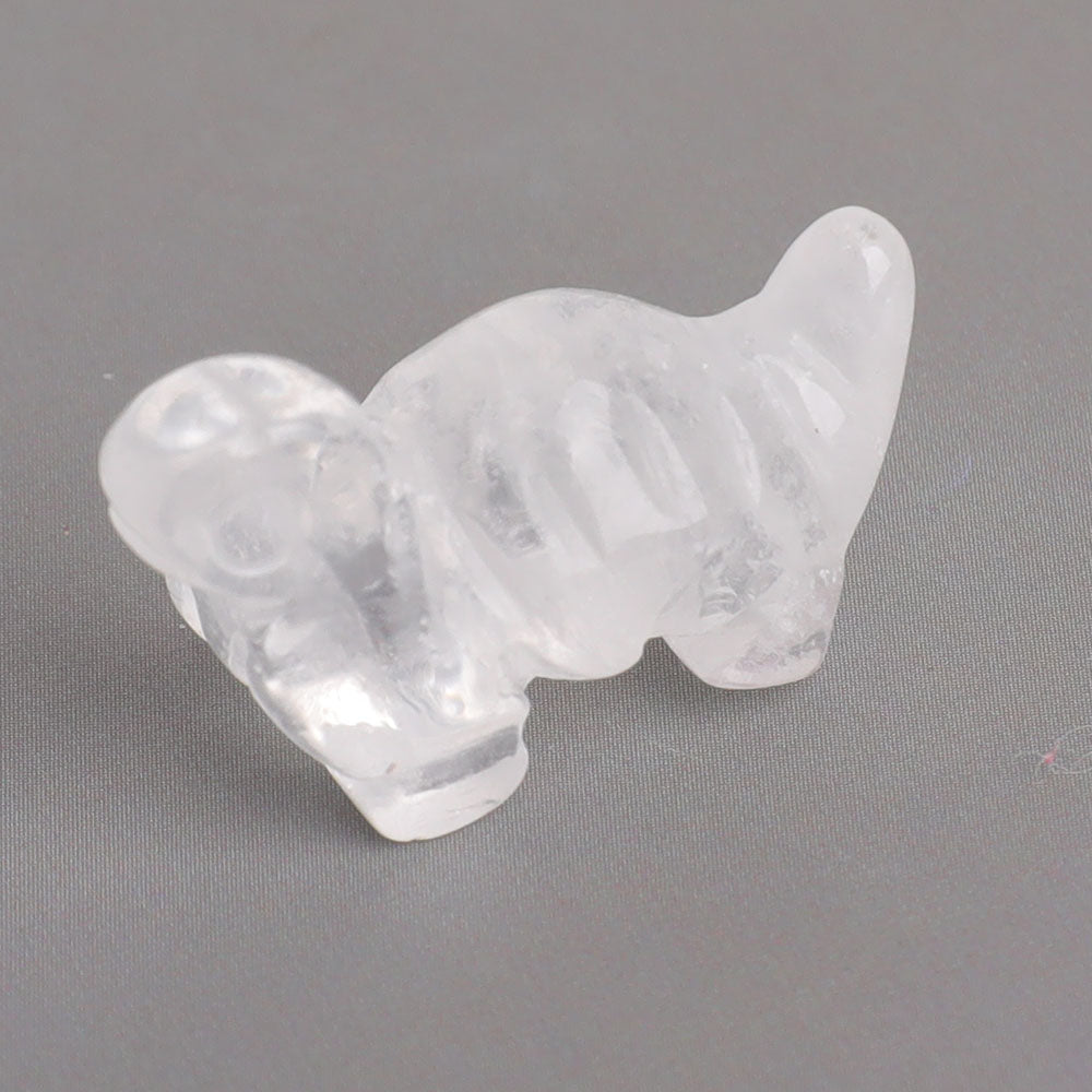 Mini Crystal Dinosaur Carvings 0.9-1.2 inch Handmade