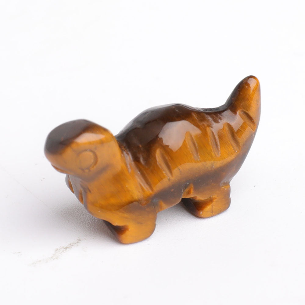 Mini Crystal Dinosaur Carvings 0.9-1.2 inch Handmade