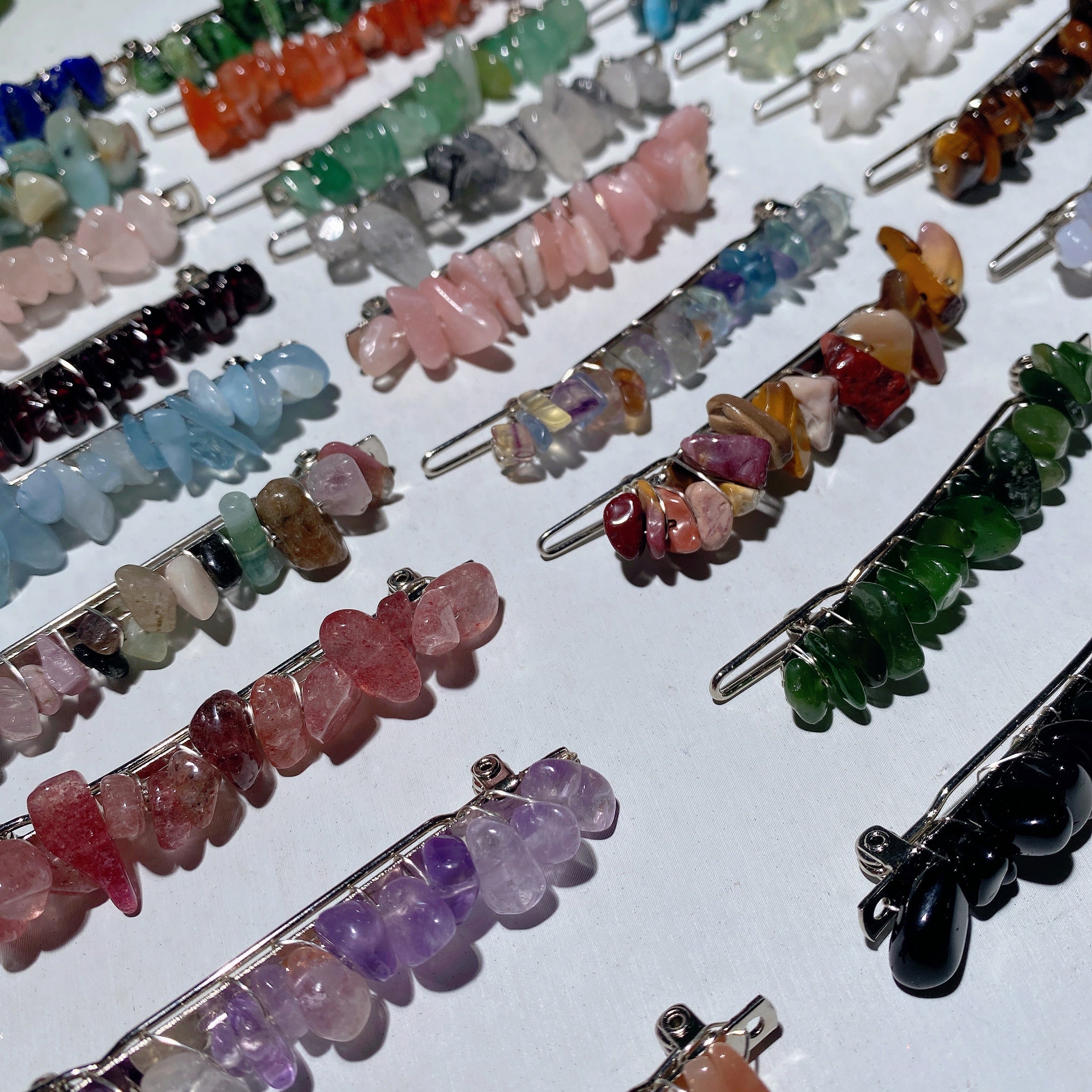 Mixed Crystal Chips Hairpin 2.5in Spiritual Accessories