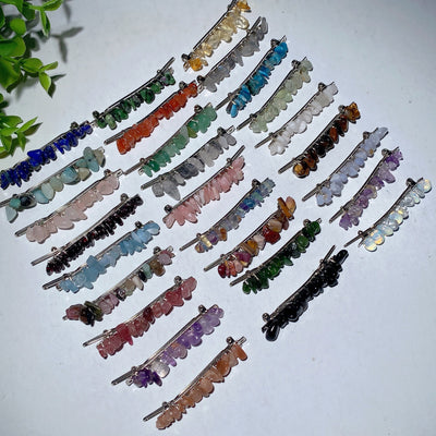 Mixed Crystal Chips Hairpin 2.5in Spiritual Accessories