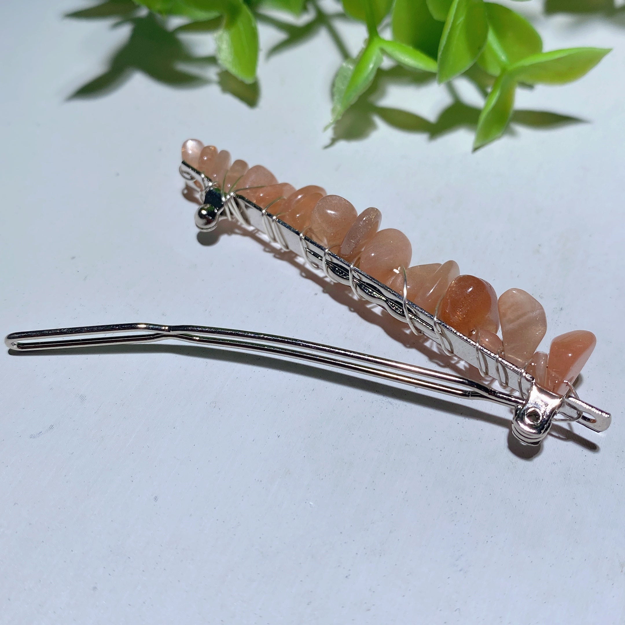 Mixed Crystal Chips Hairpin 2.5in Spiritual Accessories