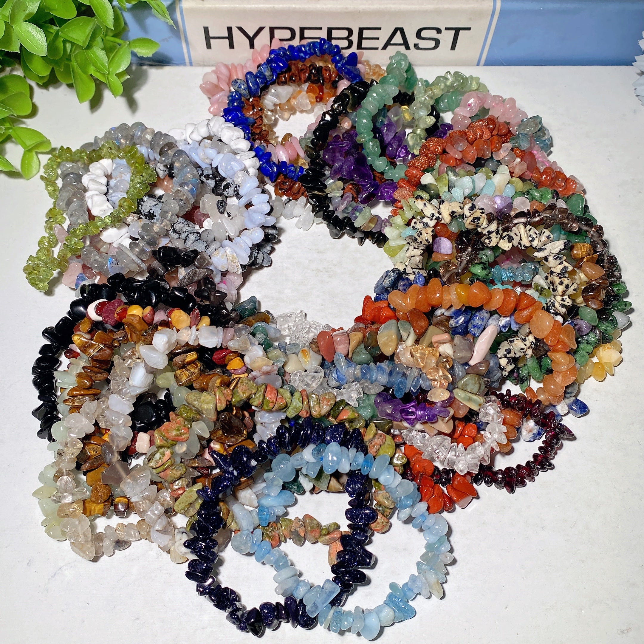 Mixed Crystal Chips Spiritual Bracelets for Healing Energy
