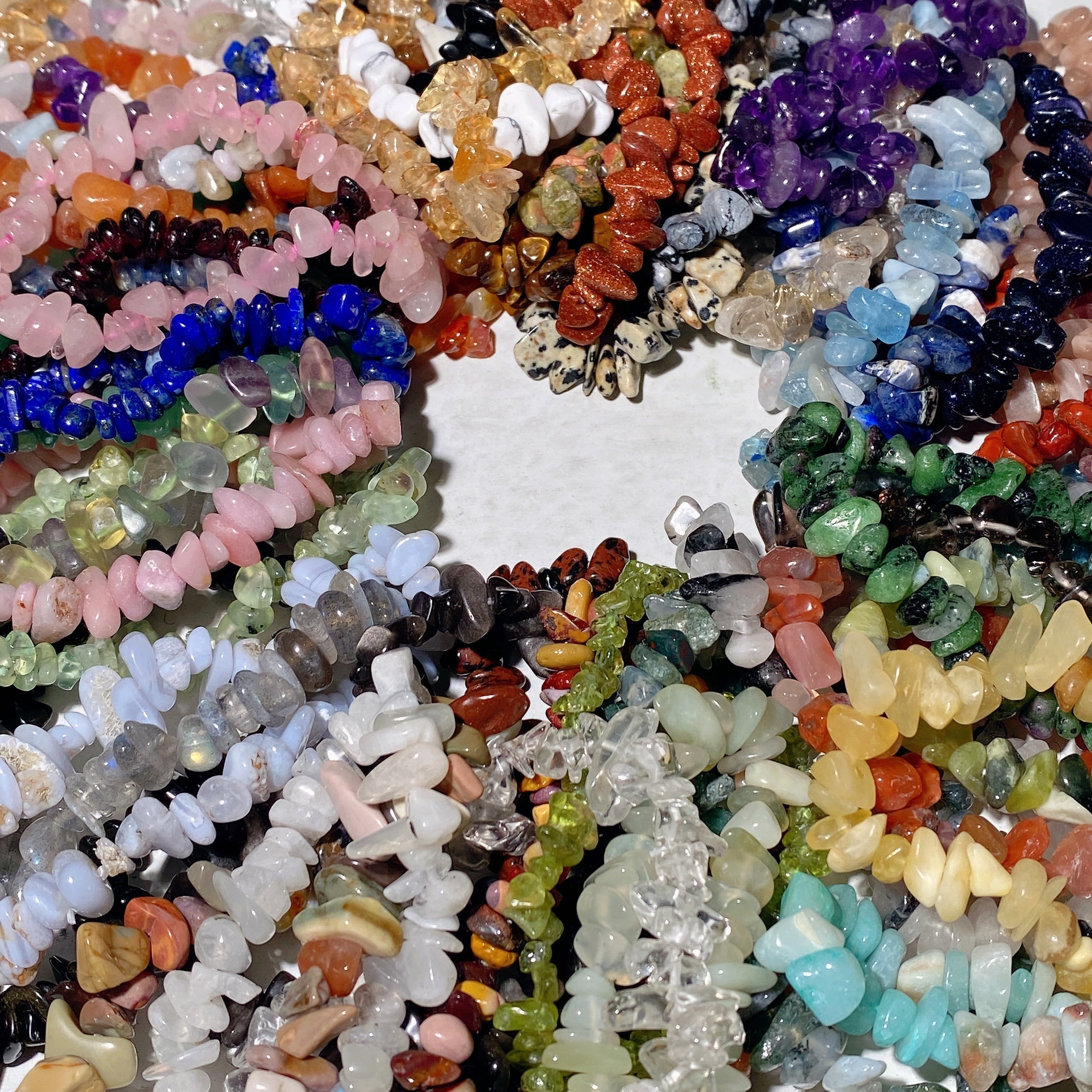 Mixed Crystal Chips Spiritual Bracelets for Healing Energy