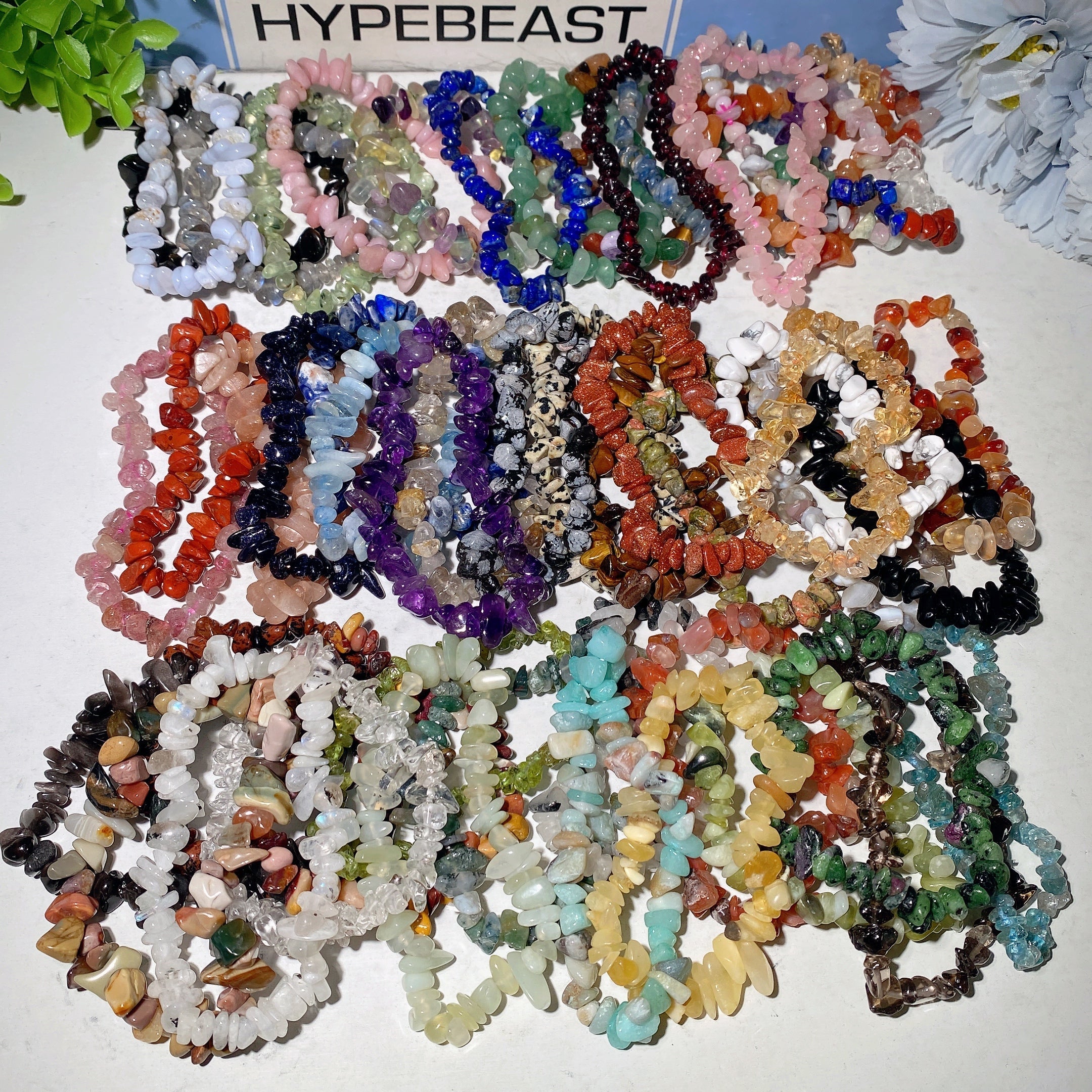 Mixed Crystal Chips Spiritual Bracelets for Healing Energy