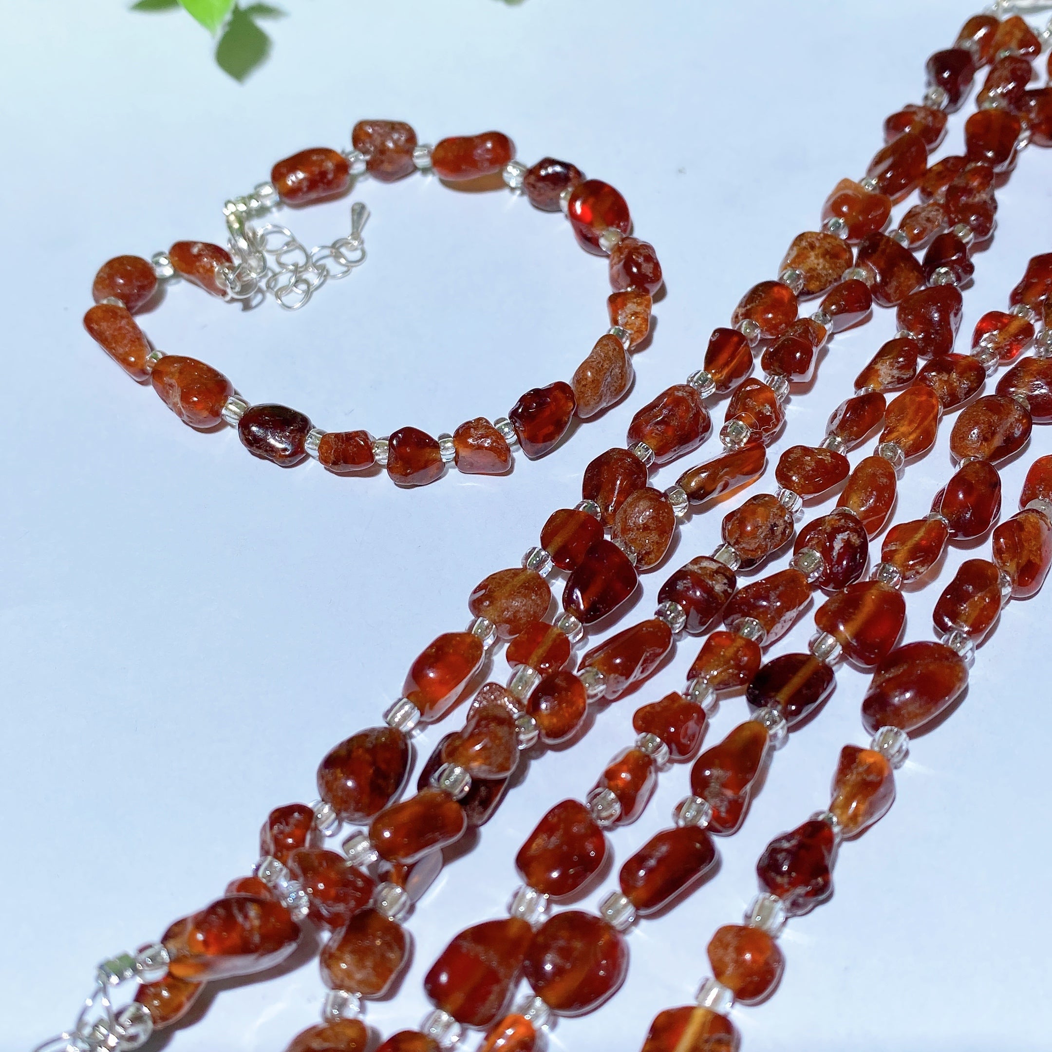 Mixed Crystal Chips Spiritual Healing Bracelet 6.3in