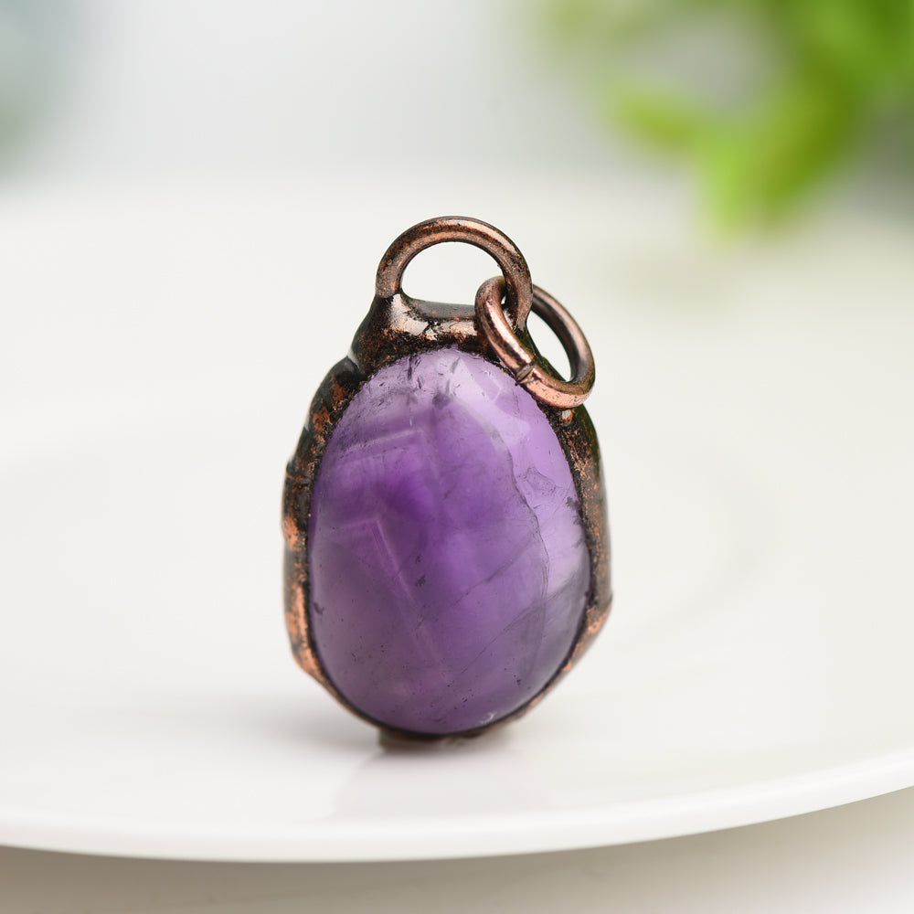 Mixed Crystal Drop Pendant 1.2in | Healing Jewelry Balance