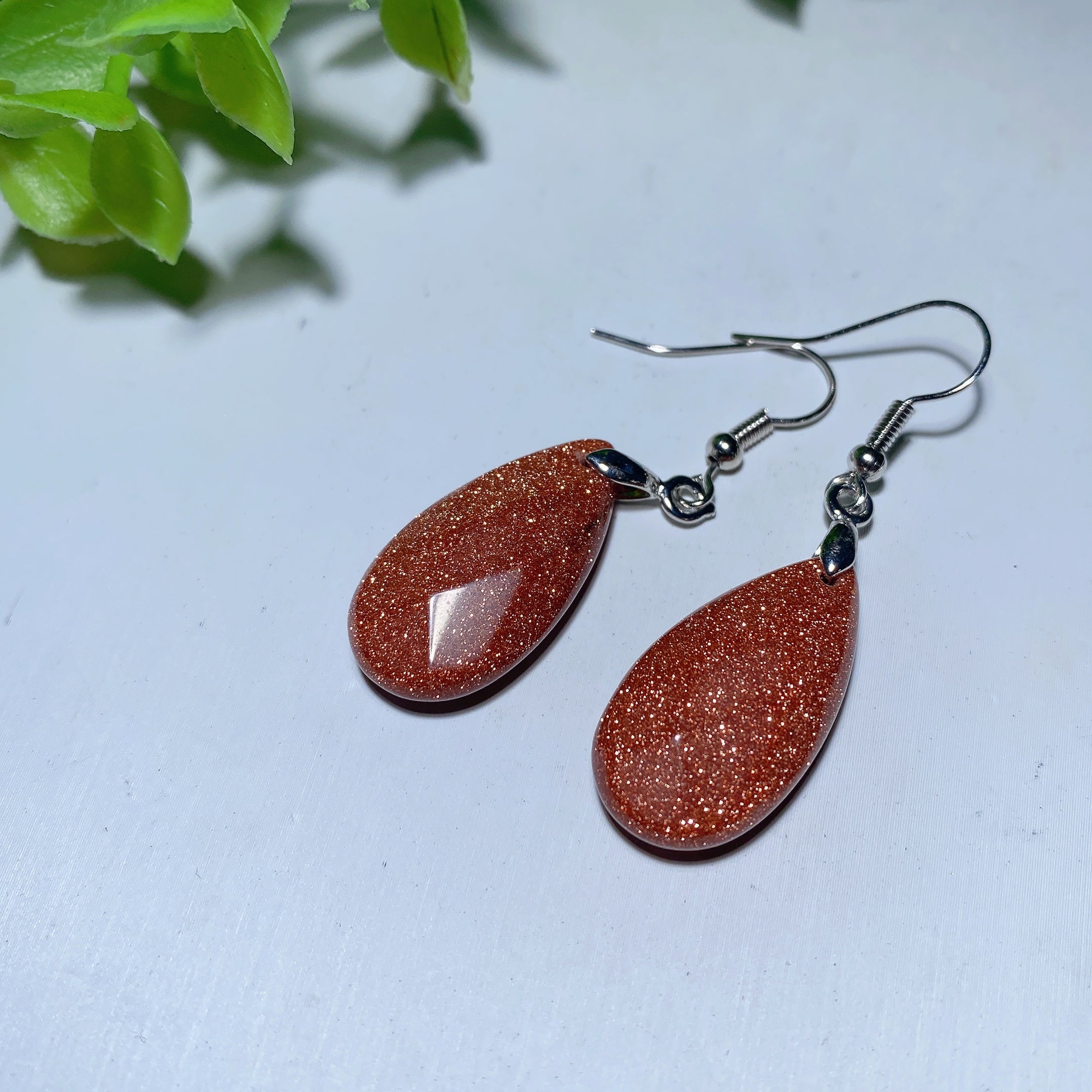 Mixed Crystal Faceted Spiritual Earrings 1 Inch Balance