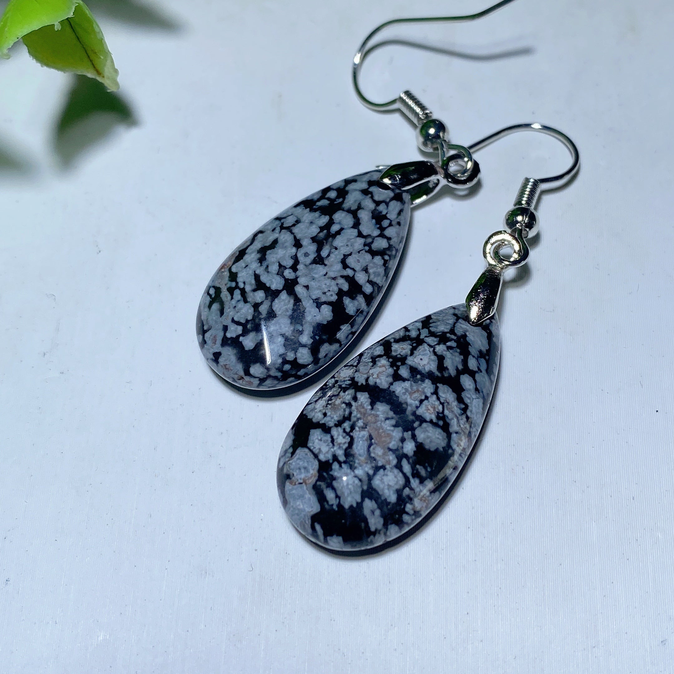 Mixed Crystal Faceted Spiritual Earrings 1 Inch Balance