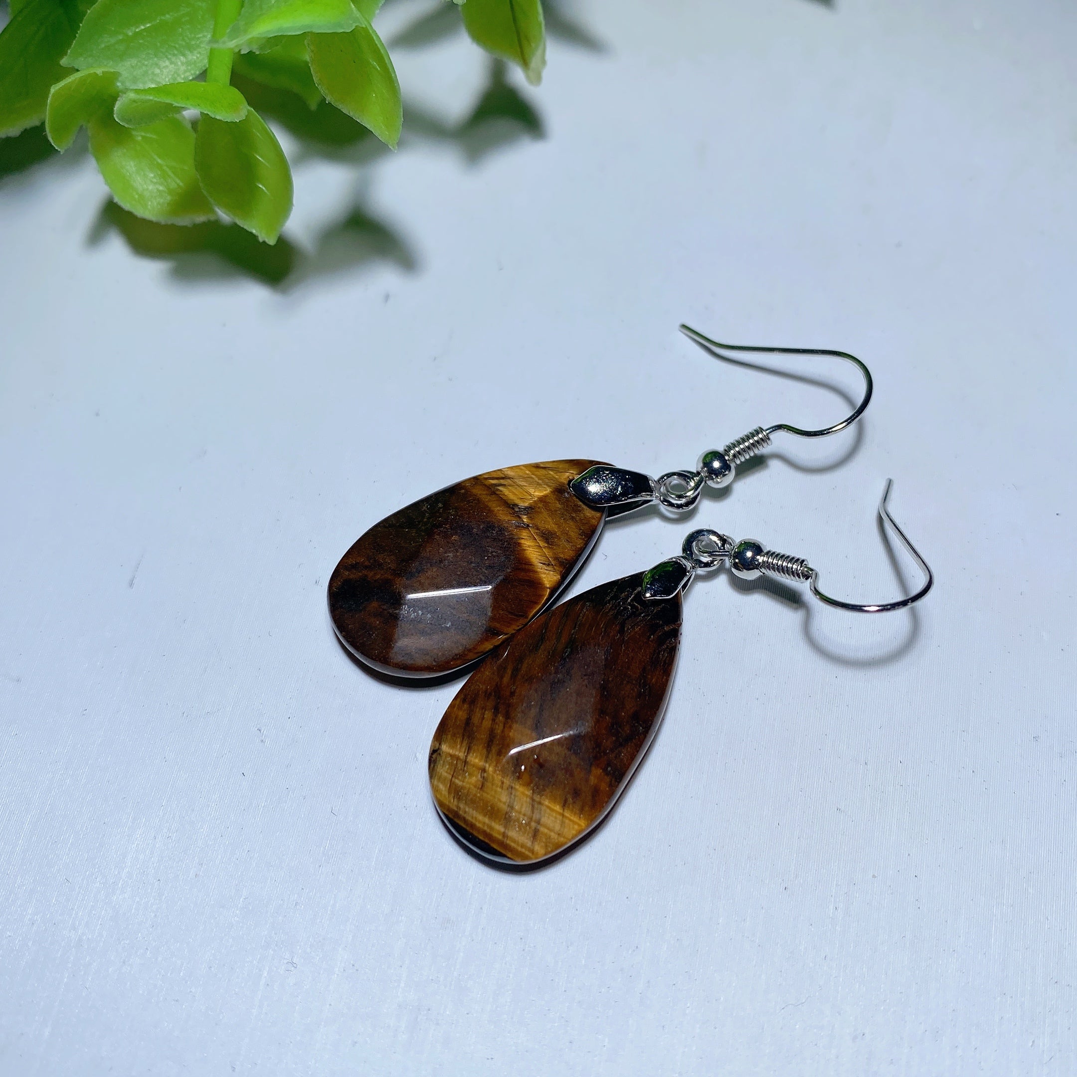 Mixed Crystal Faceted Spiritual Earrings 1 Inch Balance