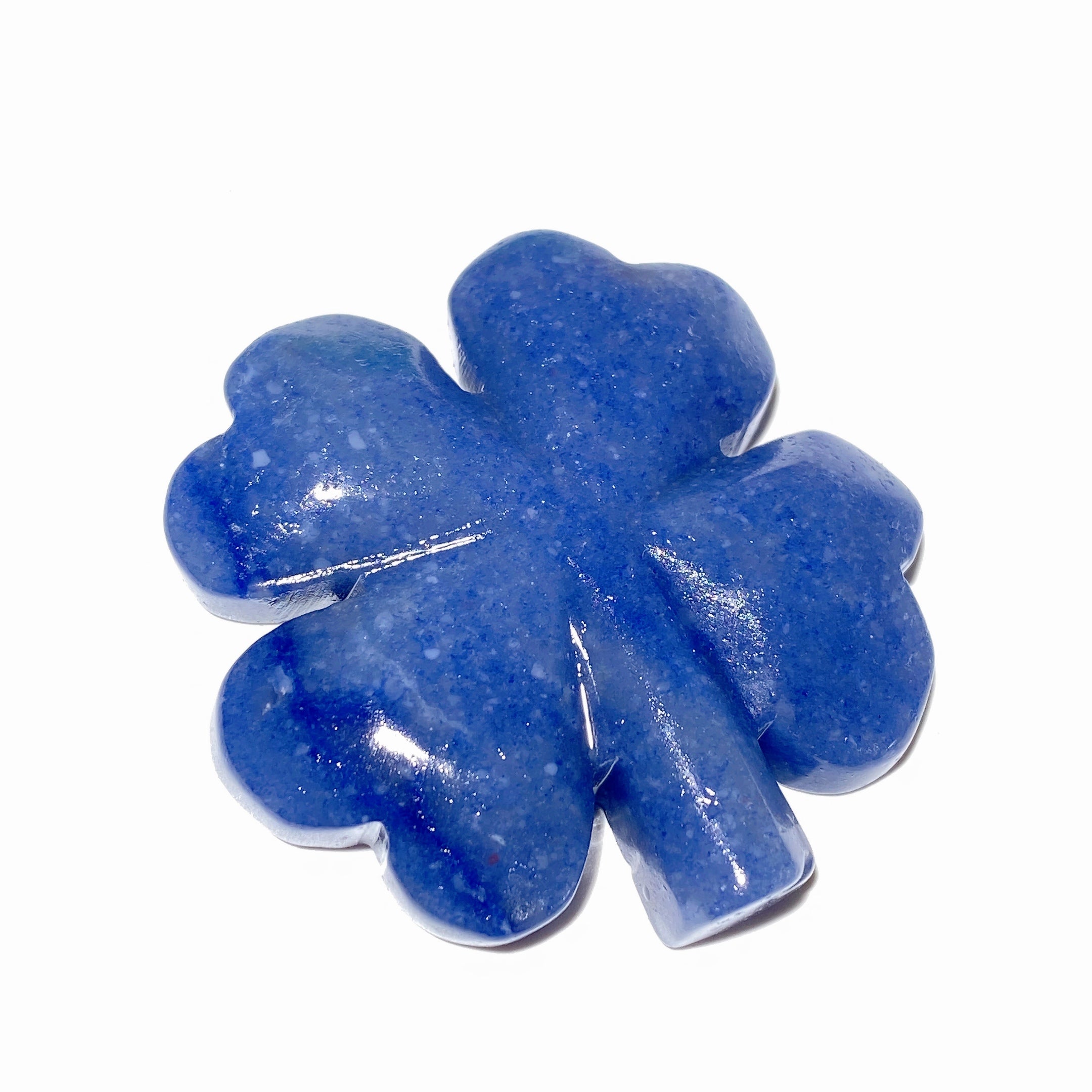Mixed Crystal Four Leaf Clover Figurine 1.8-2.2 Inch for Healing