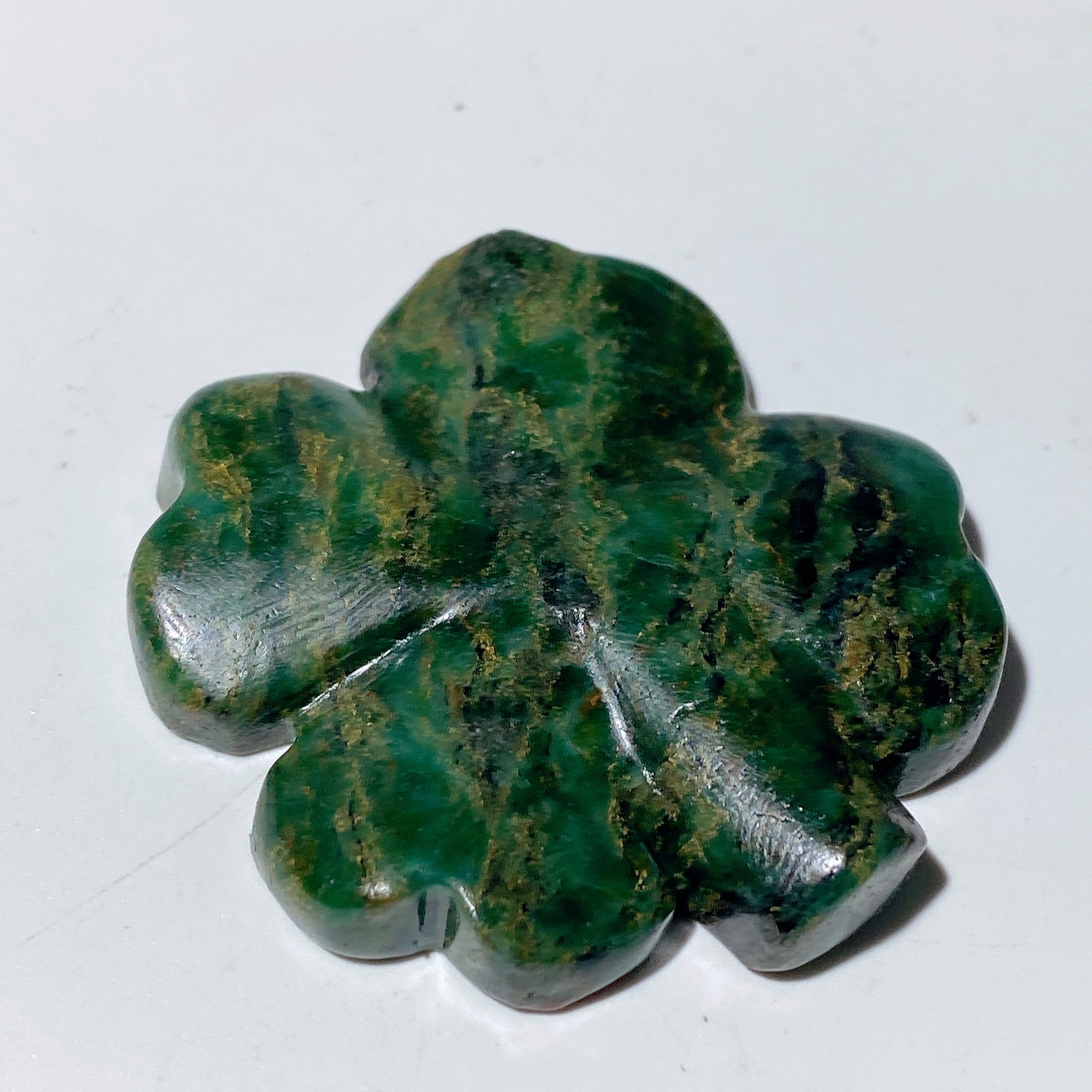 Mixed Crystal Four Leaf Clover Figurine 1.8-2.2 Inch for Healing