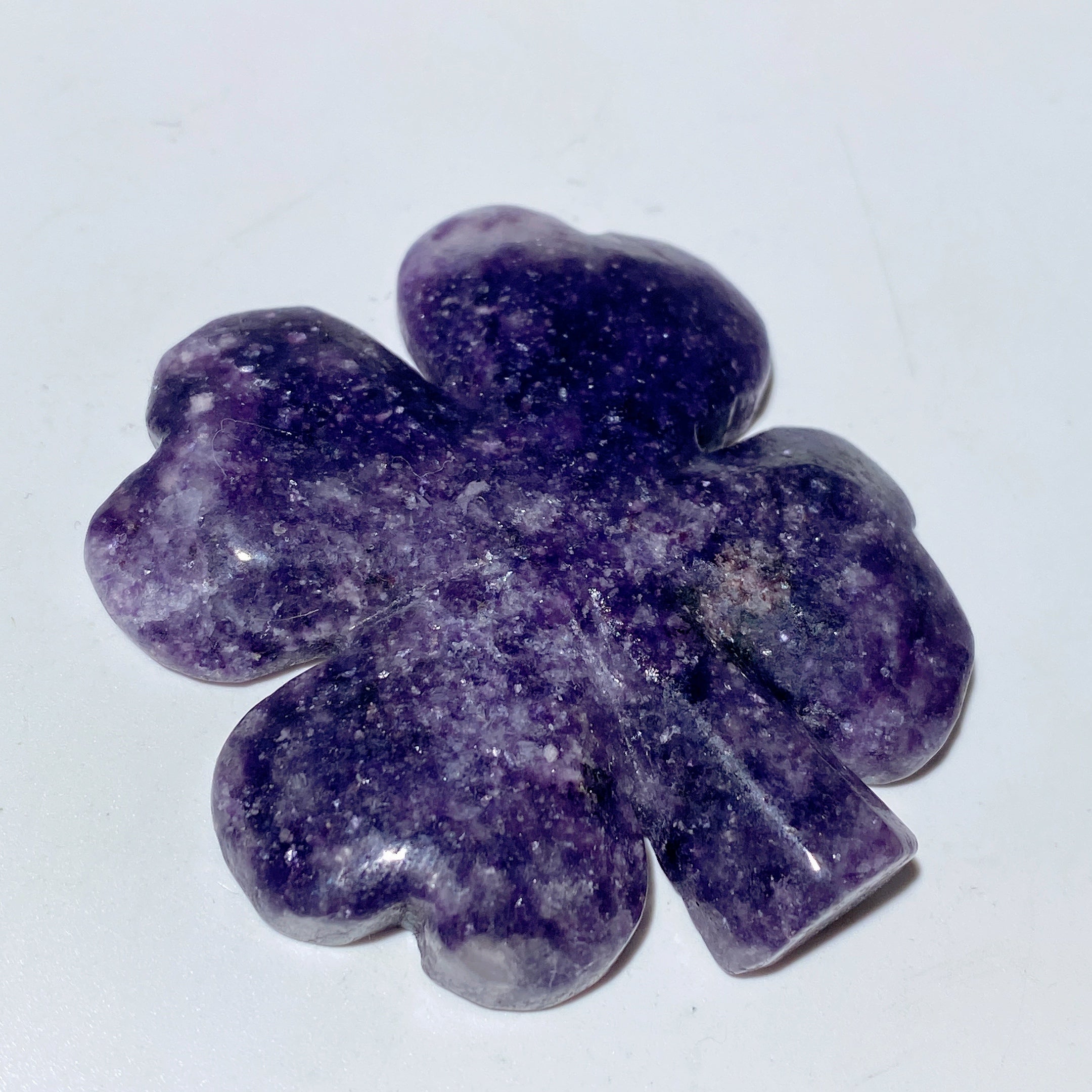 Mixed Crystal Four Leaf Clover Figurine 1.8-2.2 Inch for Healing