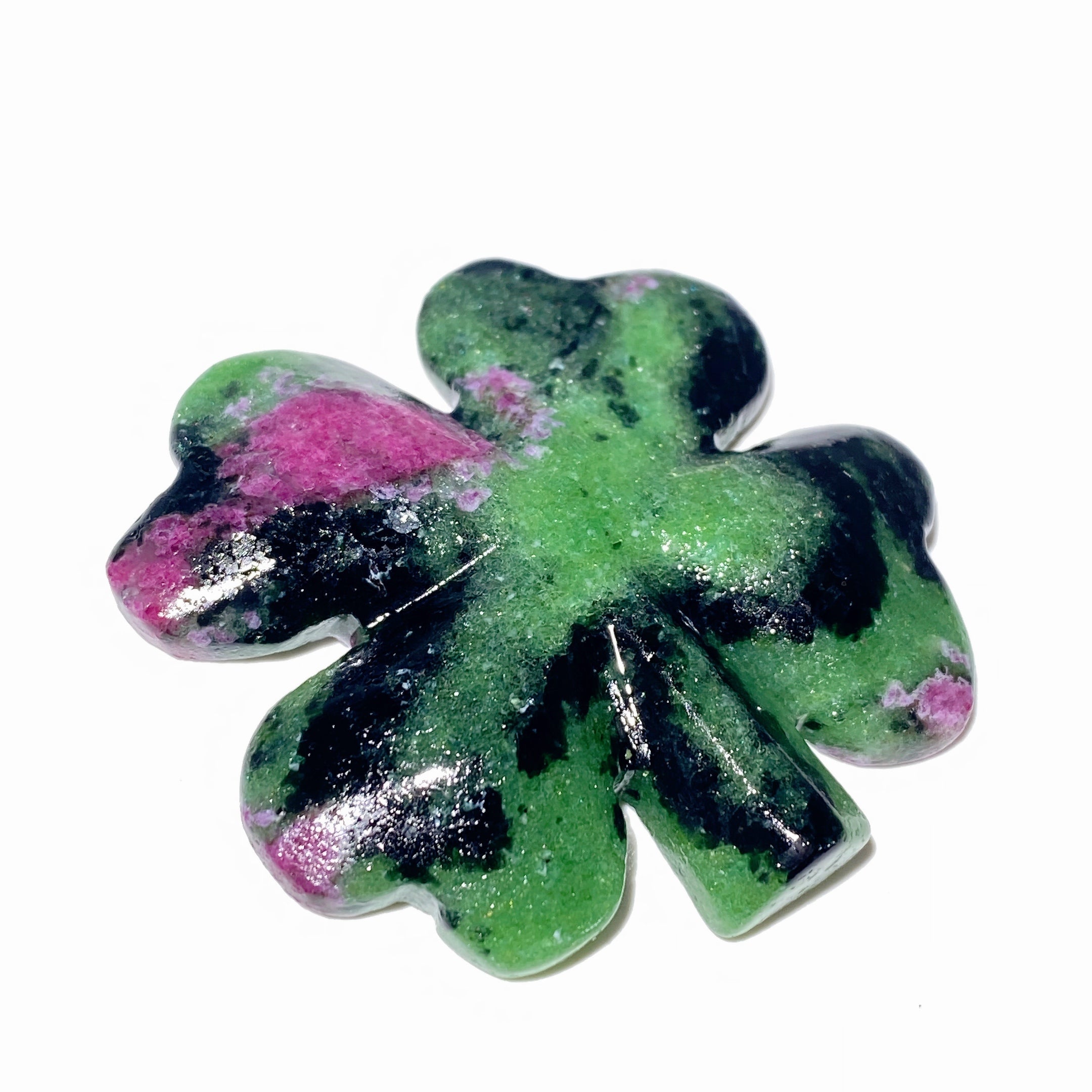Mixed Crystal Four Leaf Clover Figurine 1.8-2.2 Inch for Healing