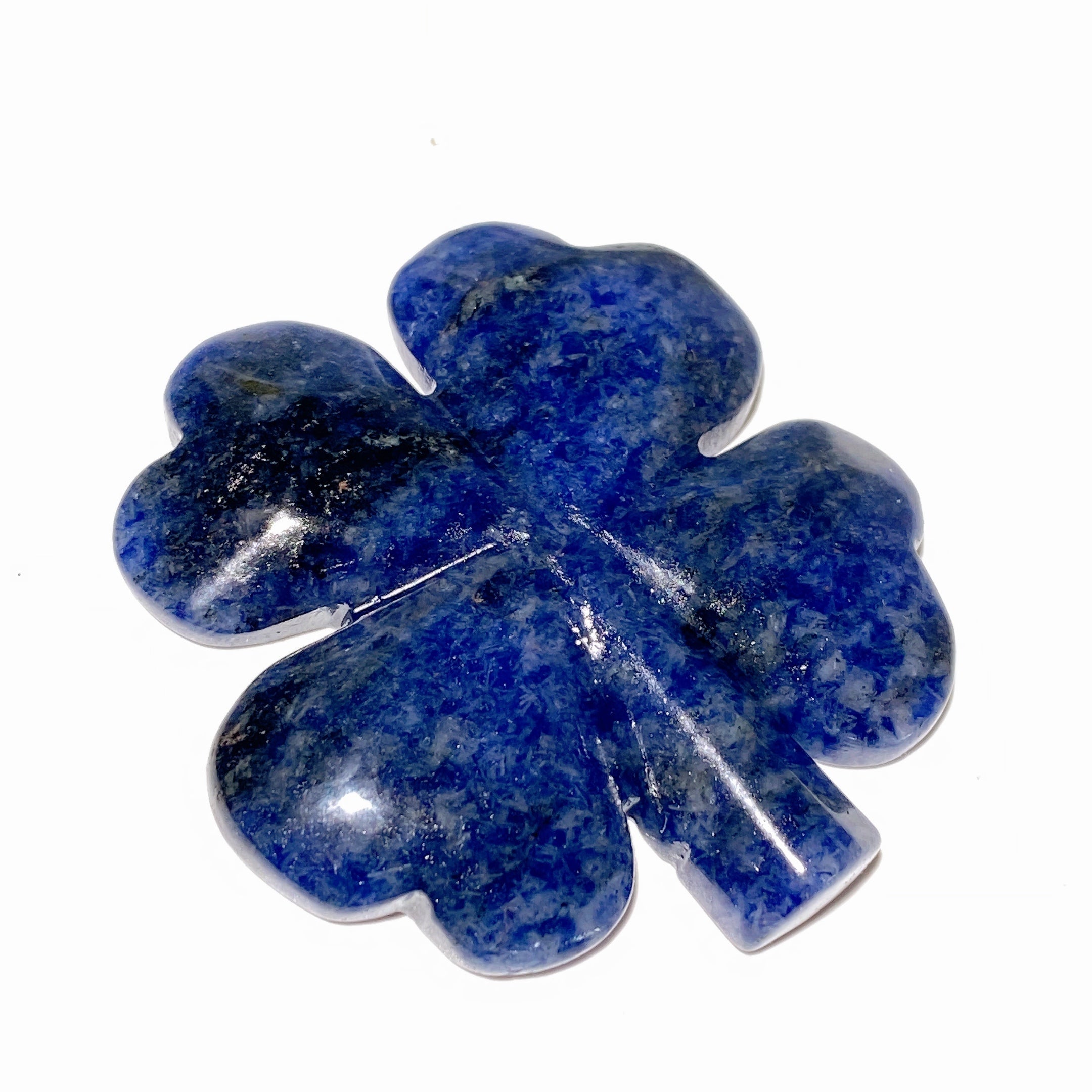 Mixed Crystal Four Leaf Clover Figurine 1.8-2.2 Inch for Healing