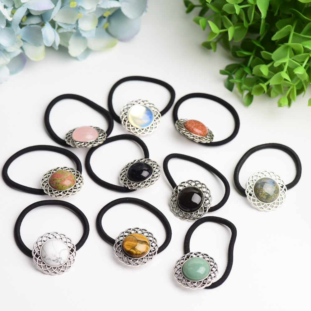Mixed Crystal Healing Hairband with Spiritual Gemstones