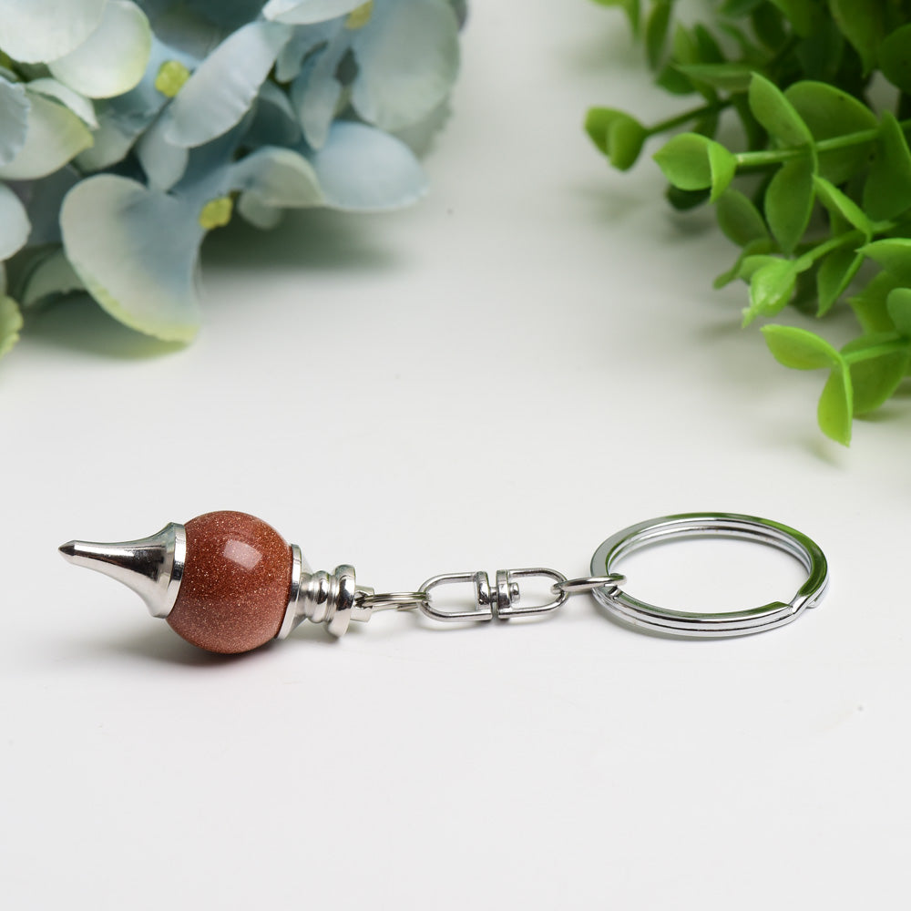 Mixed Crystal Healing Key Chain with Energy Stones