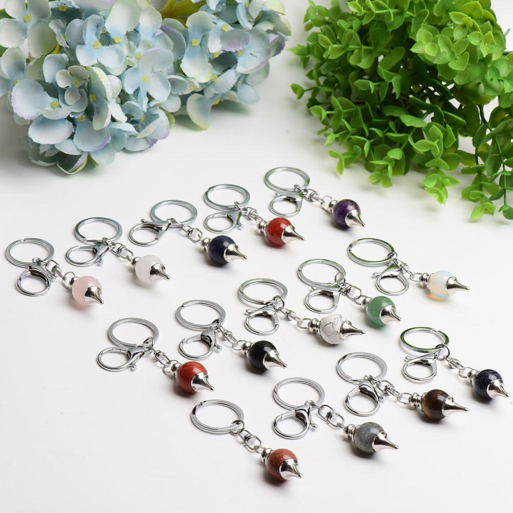Mixed Crystal Healing Key Chain with Energy Stones