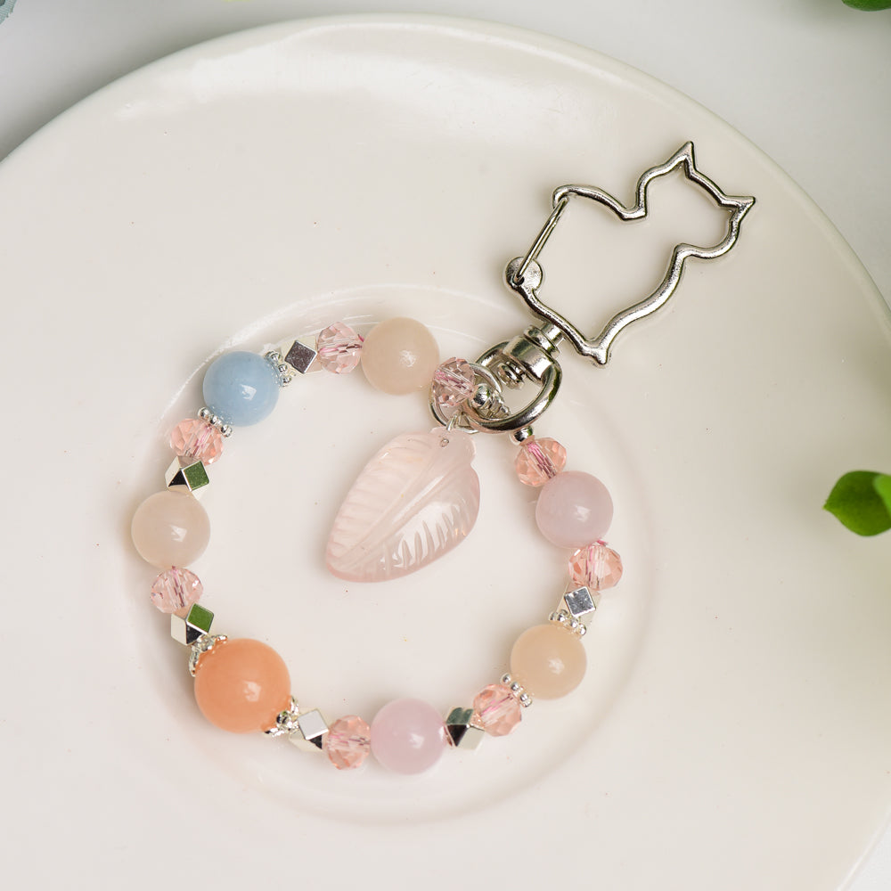 Mixed Crystal Healing Keychain for Home Decor & Spiritual Energy