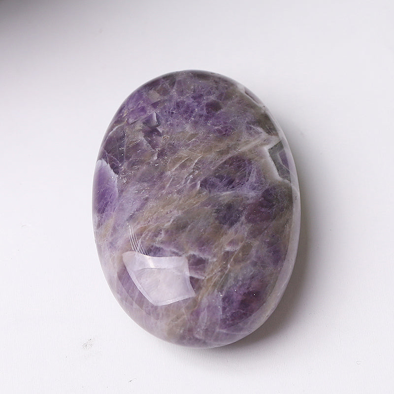 Mixed Crystal Healing Palm Stone 1.5-Inch Energy Tool