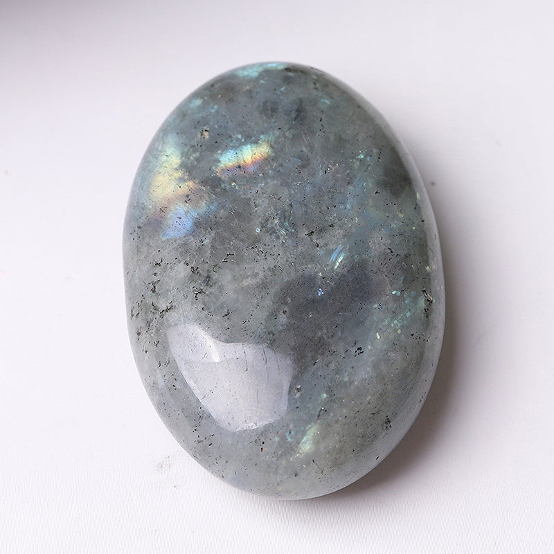 Mixed Crystal Healing Palm Stone 1.5-Inch Energy Tool