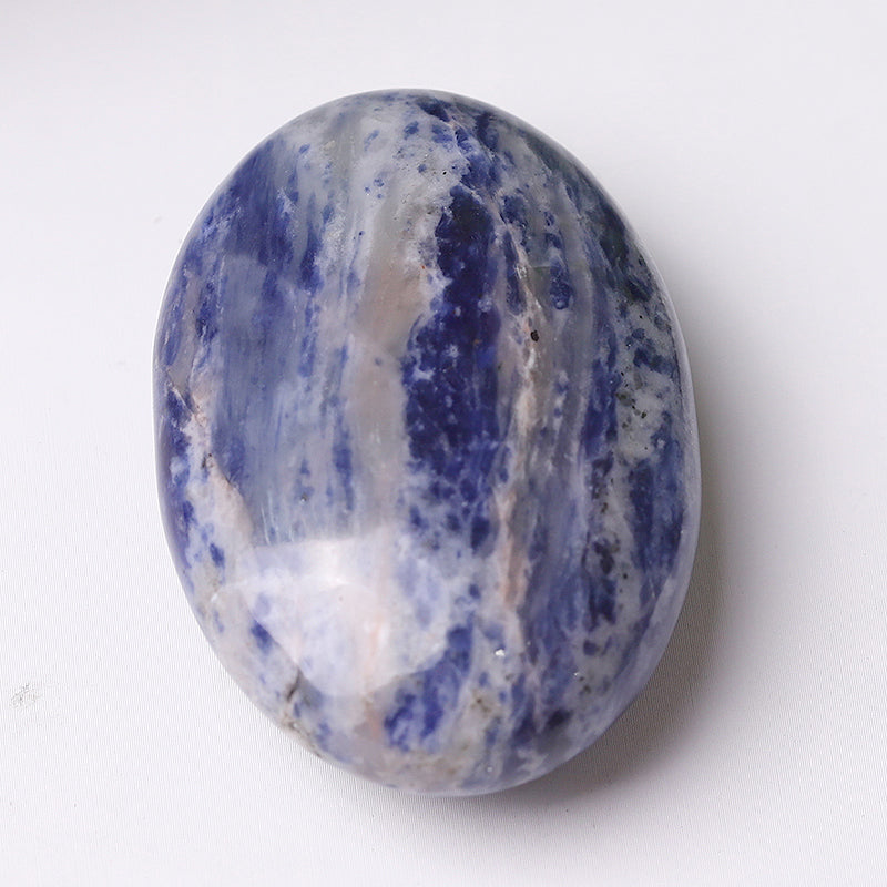 Mixed Crystal Healing Palm Stone 1.5-Inch Energy Tool