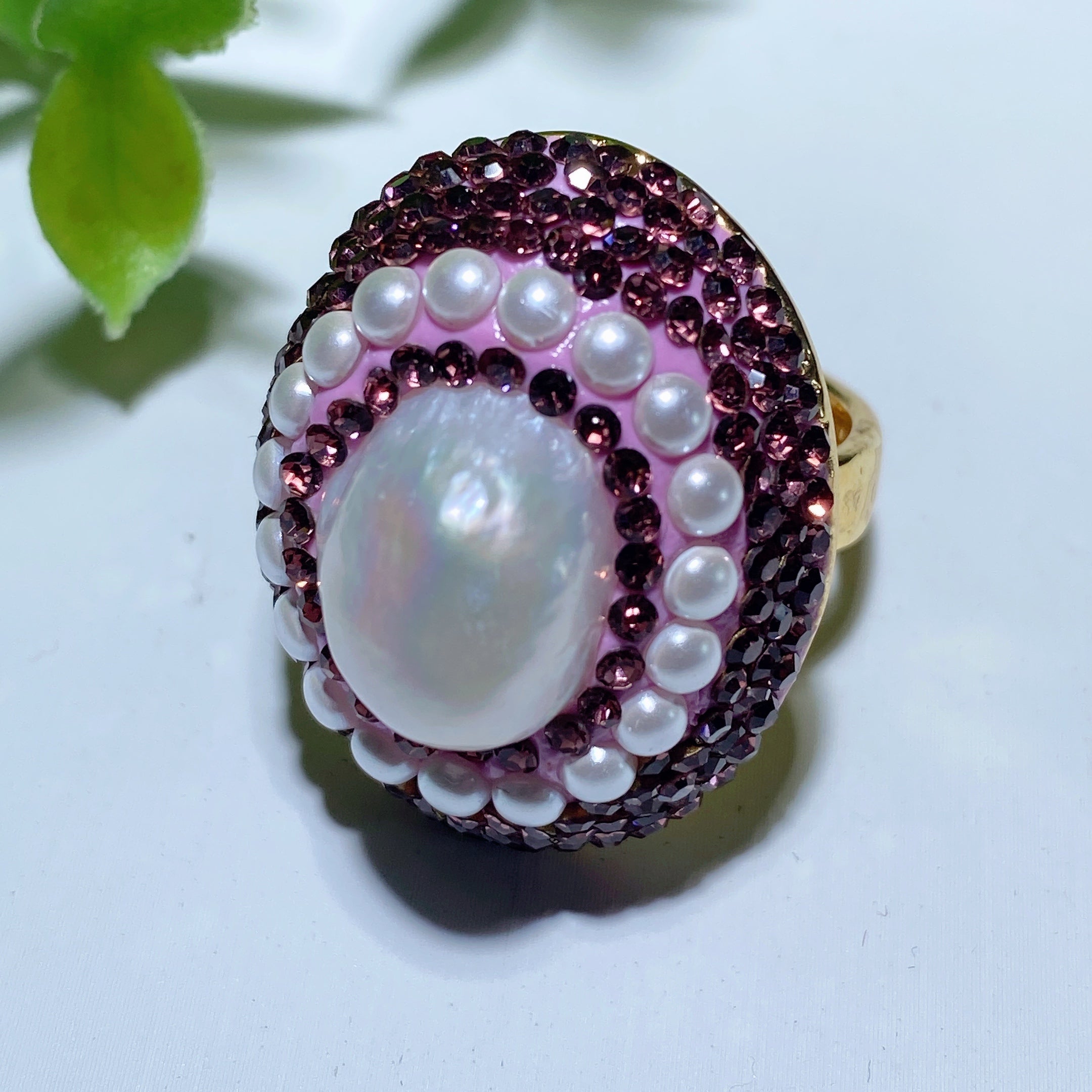 Mixed Crystal Healing Rings | Raw Stones 1.1 Inch - Spiritual