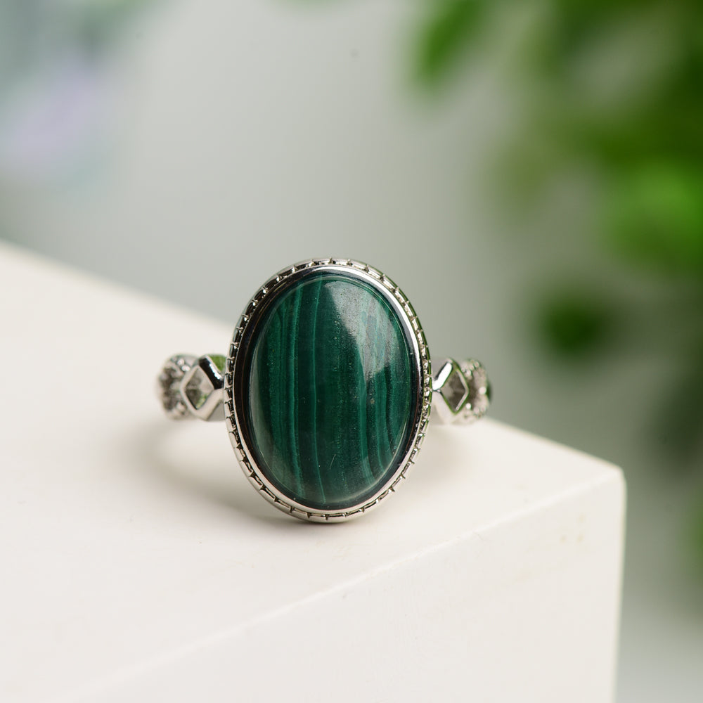 Mixed Crystal Healing Rings for Spiritual Protection