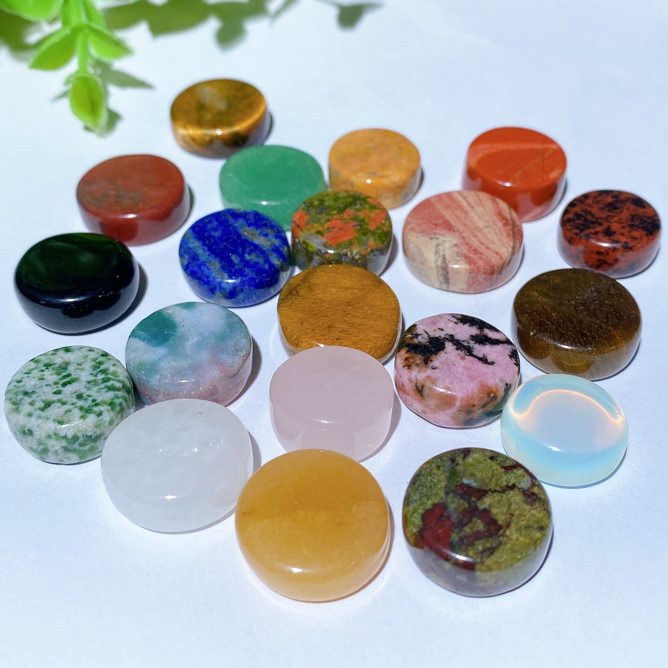 Mixed Crystal Round Slabs for Healing (15-20mm)