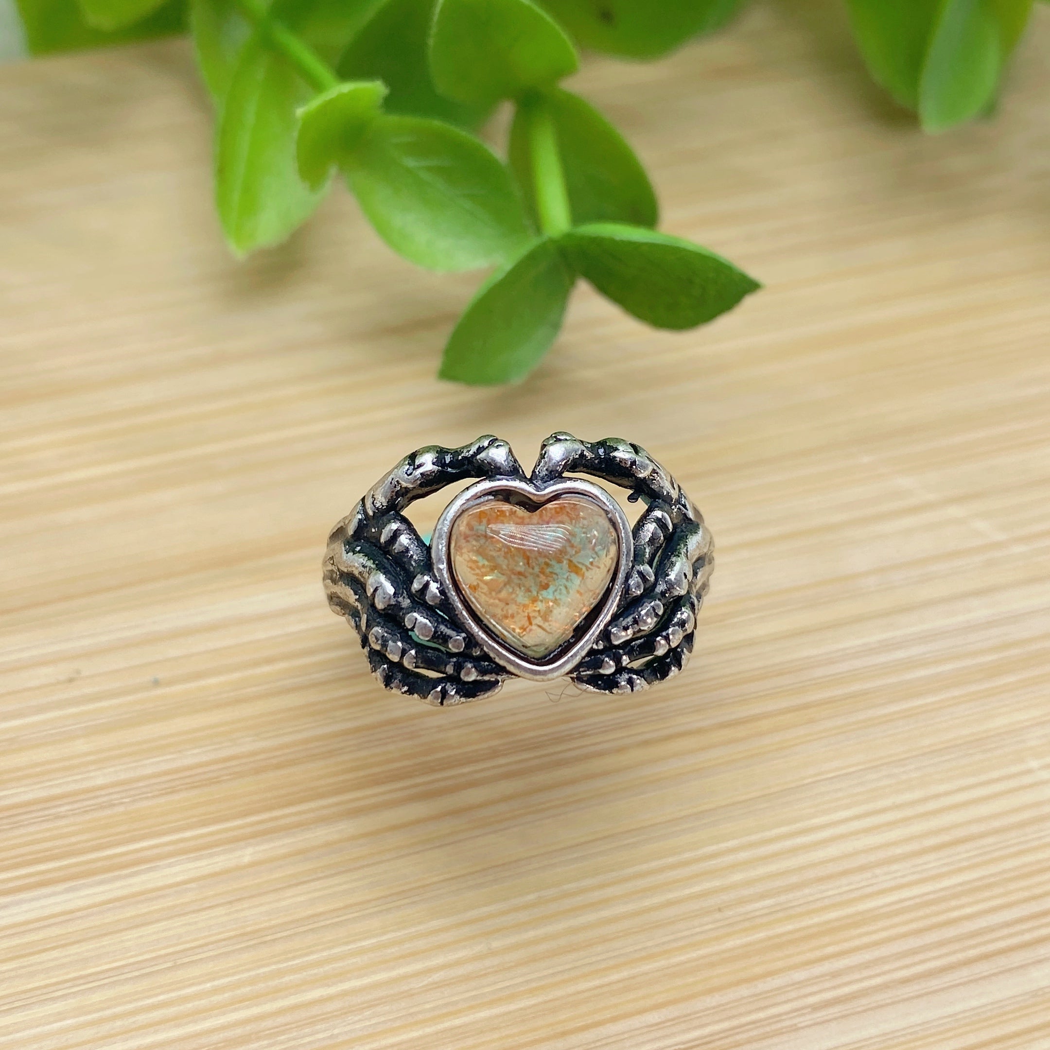 Mixed Crystal Spiritual Healing Ring - 2.3 Inch Size