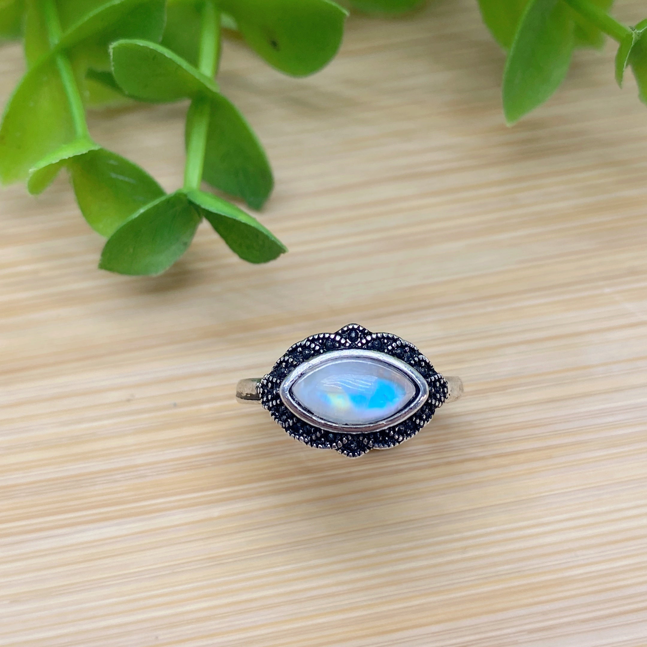 Mixed Crystal Spiritual Healing Ring - 2.3 Inch Size