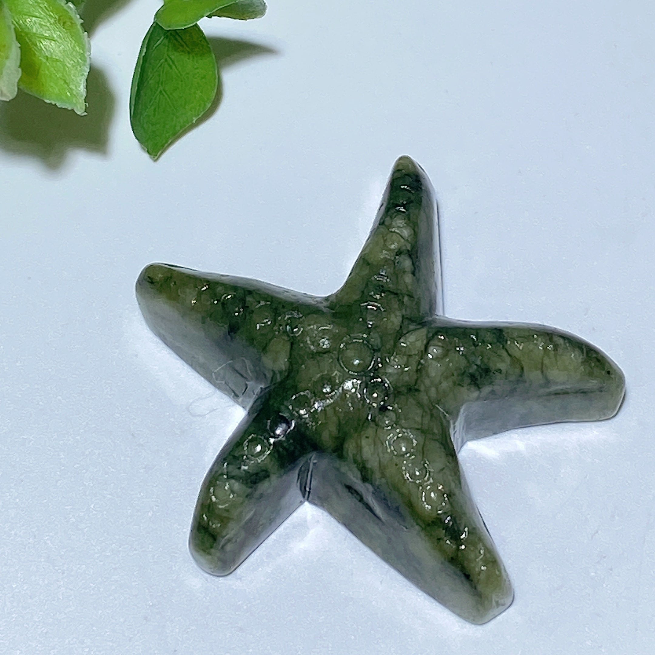 Mixed Crystal Starfish Carvings 1.4-1.7 inch Healing Crystal Animals