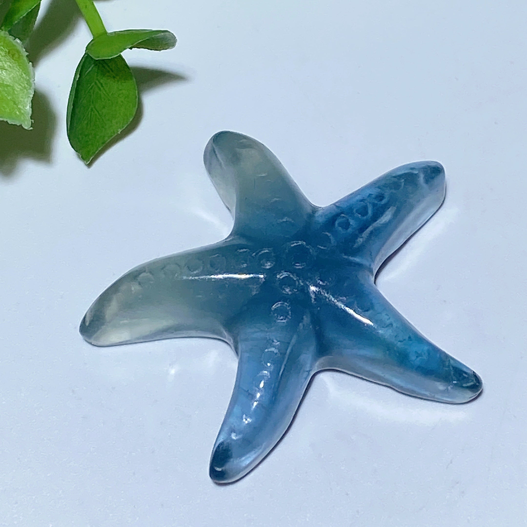 Mixed Crystal Starfish Carvings 1.4-1.7 inch Healing Crystal Animals