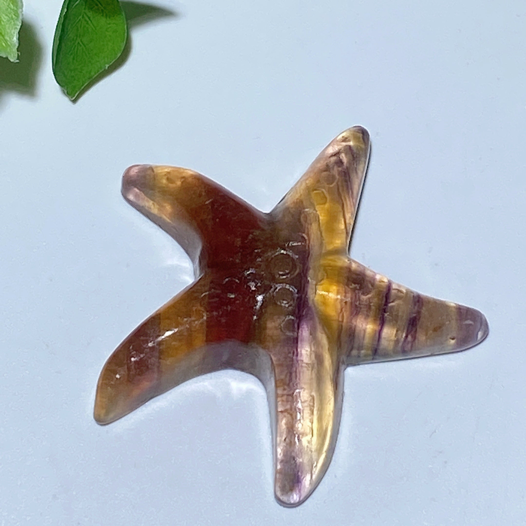 Mixed Crystal Starfish Carvings 1.4-1.7 inch Healing Crystal Animals