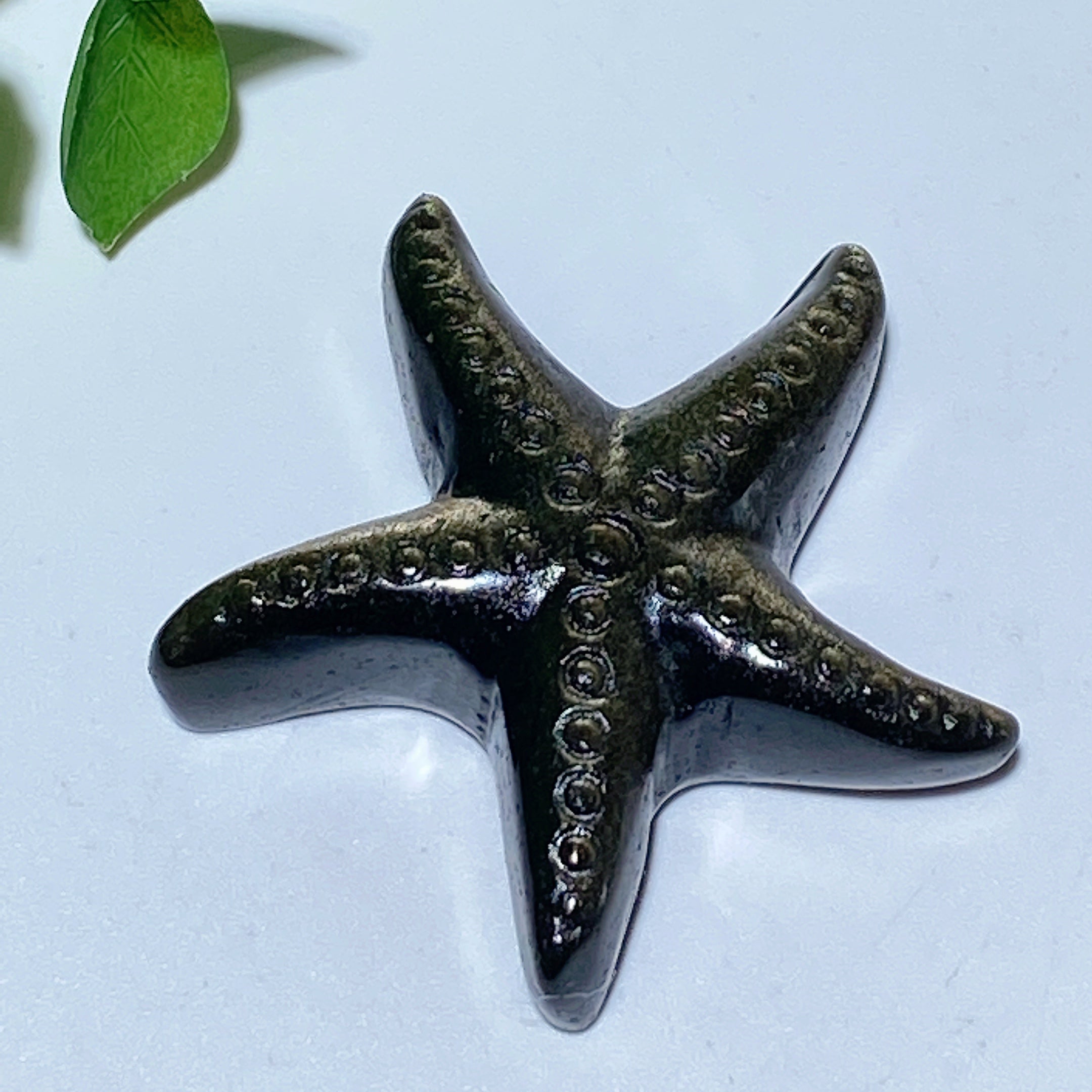 Mixed Crystal Starfish Carvings 1.4-1.7 inch Healing Crystal Animals