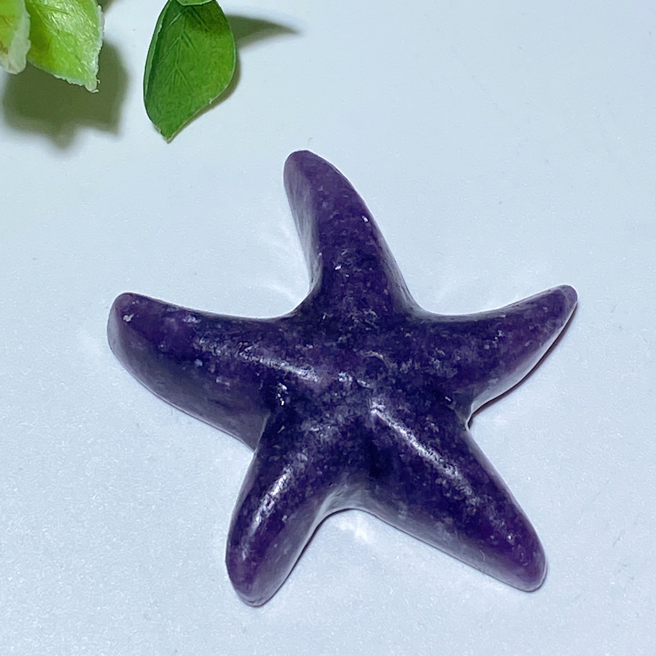 Mixed Crystal Starfish Carvings 1.4-1.7 inch Healing Crystal Animals