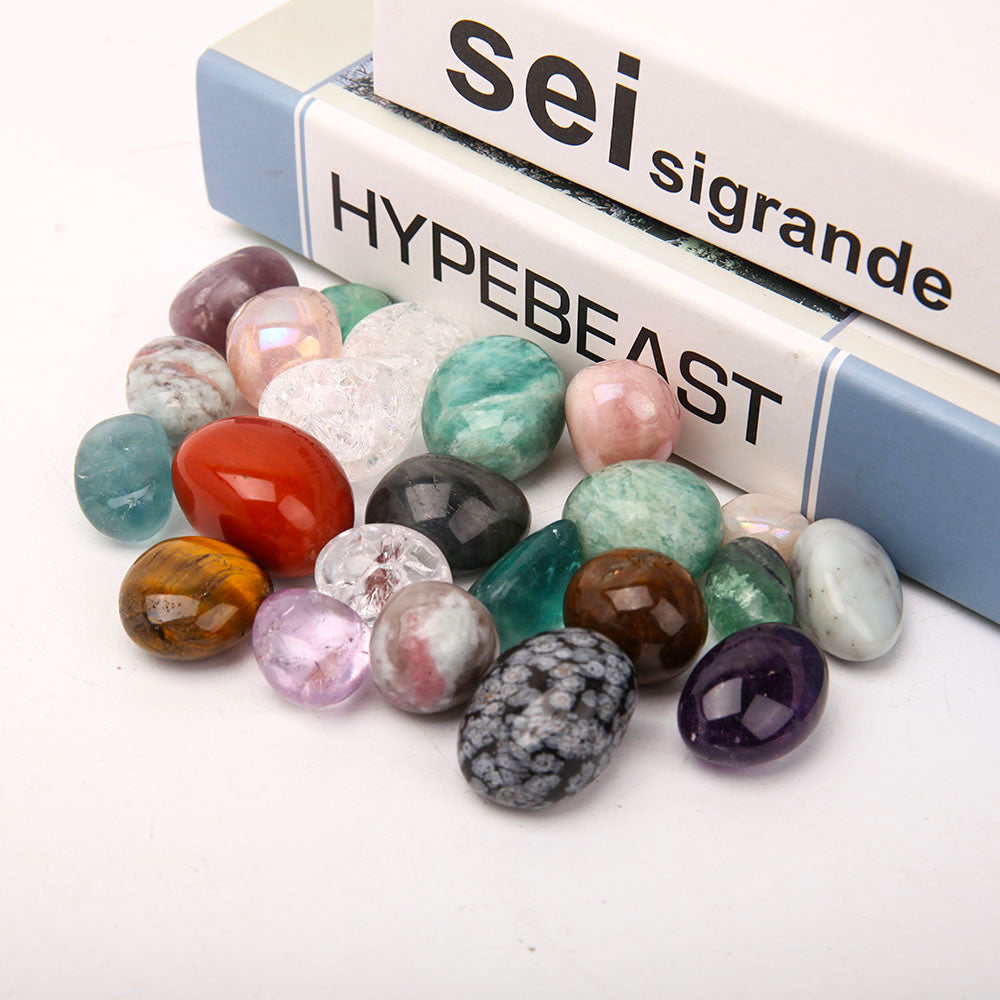 Mixed Crystal Tumbled Stones 1.5-3.5cm Glossy Polished Healing Stones