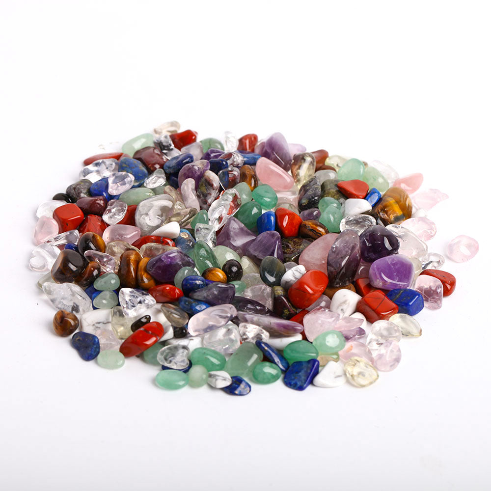 Mixed Gemstone Tumbled Stones 5-9mm Crystal Chips