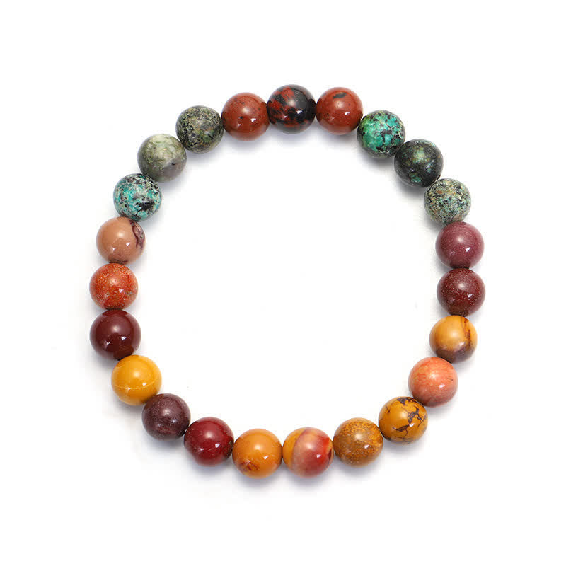 Mookaite 108 Bead Gemstone Mala for Emotional Growth