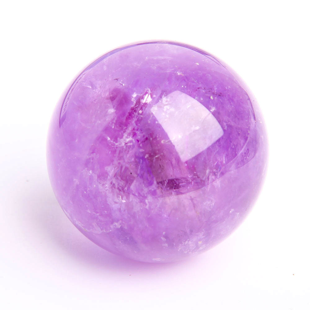 Natural Amethyst Crystal Sphere 2.25 Inch Healing Orb