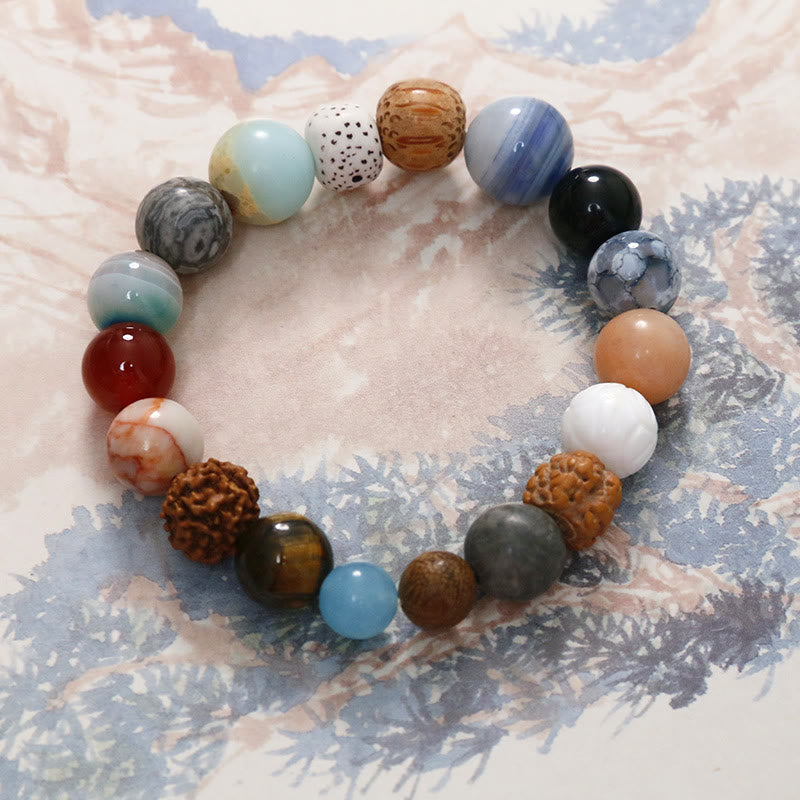 Natural Bodhi Seed Spiritual Bracelet for Protection & Wisdom