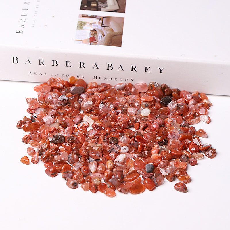 Natural Carnelian Chips 5-9mm Crystal Decoration