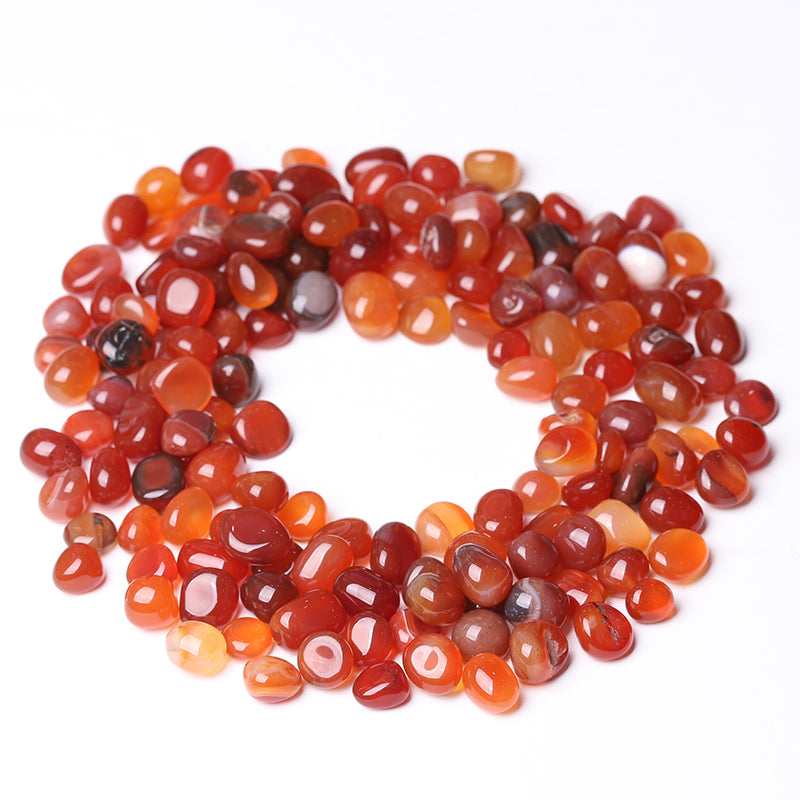 Natural Carnelian Tumbled Stones 15-20mm for Energy Balance