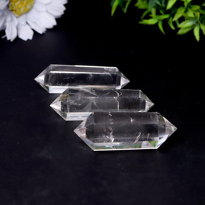Natural Clear Quartz Double Terminated Crystal Towers 2.4-4.5 Inches
